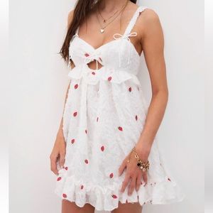For Love & Lemons - Tesoro Mini Dress (Size M) WORN ONCE, LIKE NEW!